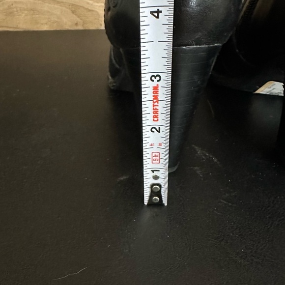 BORN Shola Womens Black Side-Zip Stacked Heel Ankle Booties Boots US 9 Festival - Picture 4 of 11